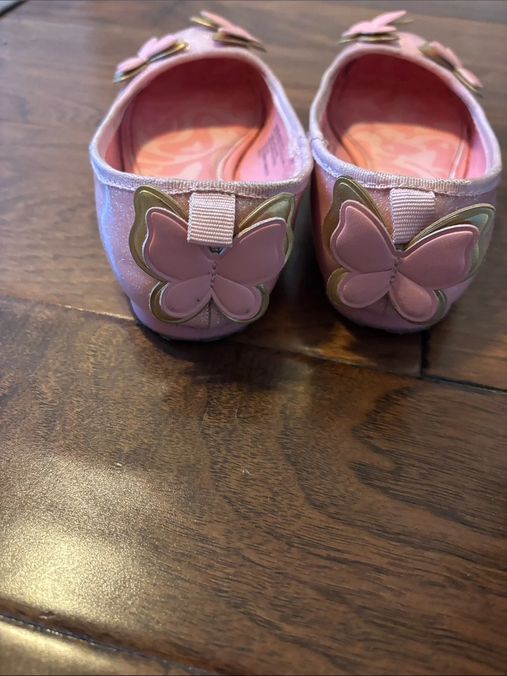 Wicked Girls' Pink Butterfly Ballet Flats